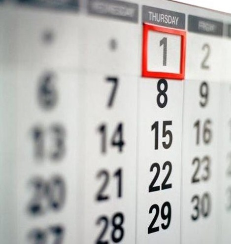 Calendario delle prossime uscite