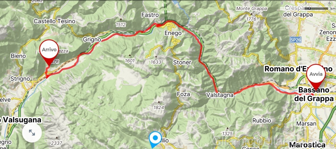 1 Ottobre  da Bassano a Strigno 1 Ottobre  da Bassano a Strigno